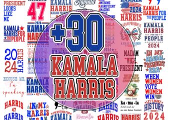 Kamala Harris Png Bundle, Kamala Harris 2024 PNG, Kamala Harris President PNG, Kamala for President png, Madam President Png, Kamala png