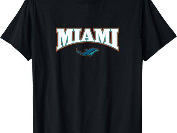 Miami florida hero arch type design t-shirt