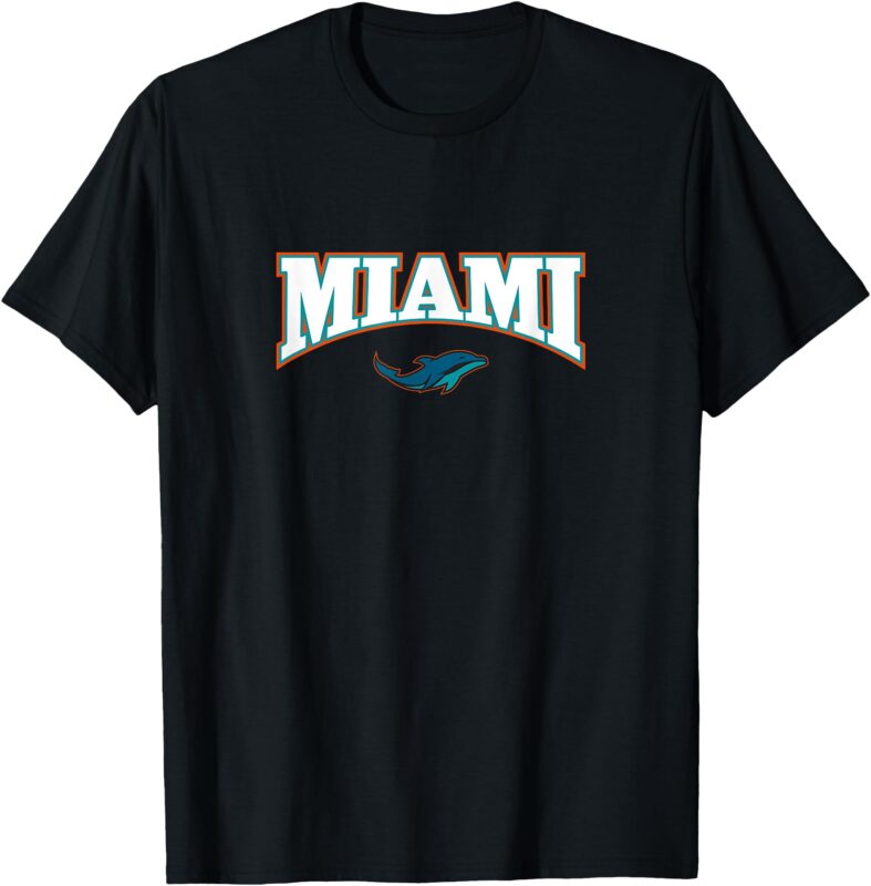 MIAMI Florida Hero Arch Type Design T-Shirt