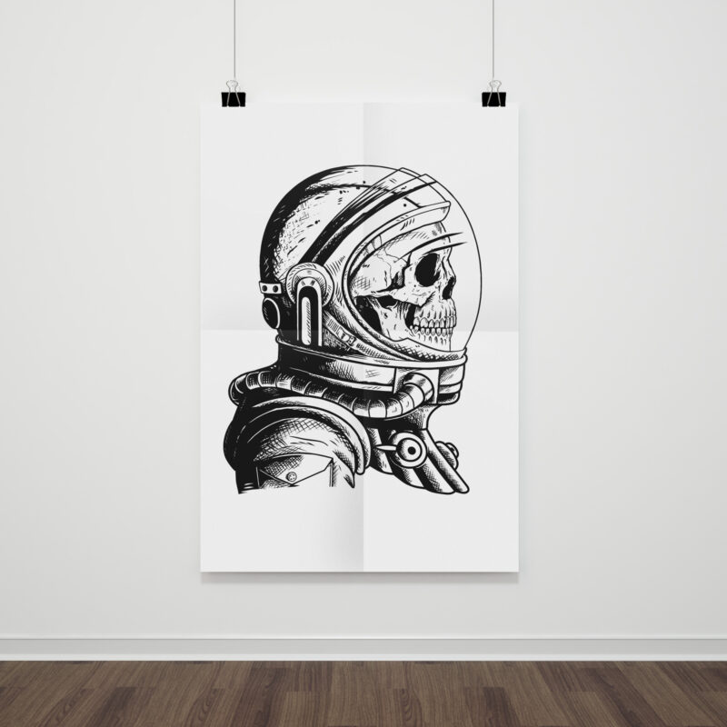 Skull astronaut