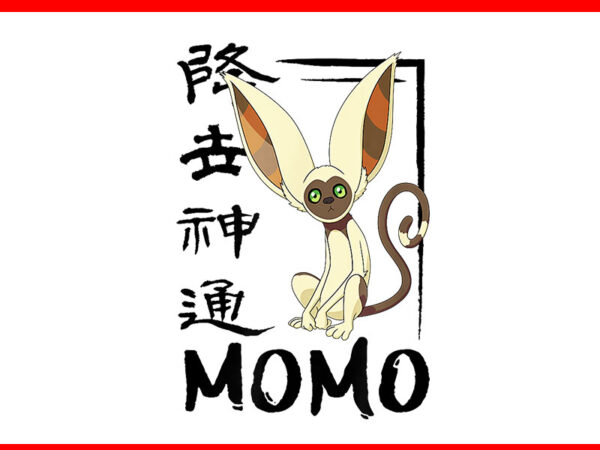 Avatar the last airbender – momo winged lemur png t shirt vector