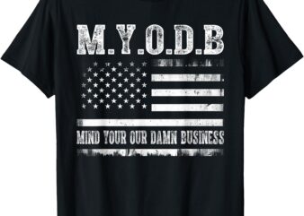 MYODB T-Shirt TIM Walz 2024 Mind Your Own Damn Business