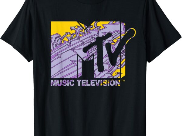 Mademark x mtv – mtv logo arrows of time towards the future of art men women t-shirt