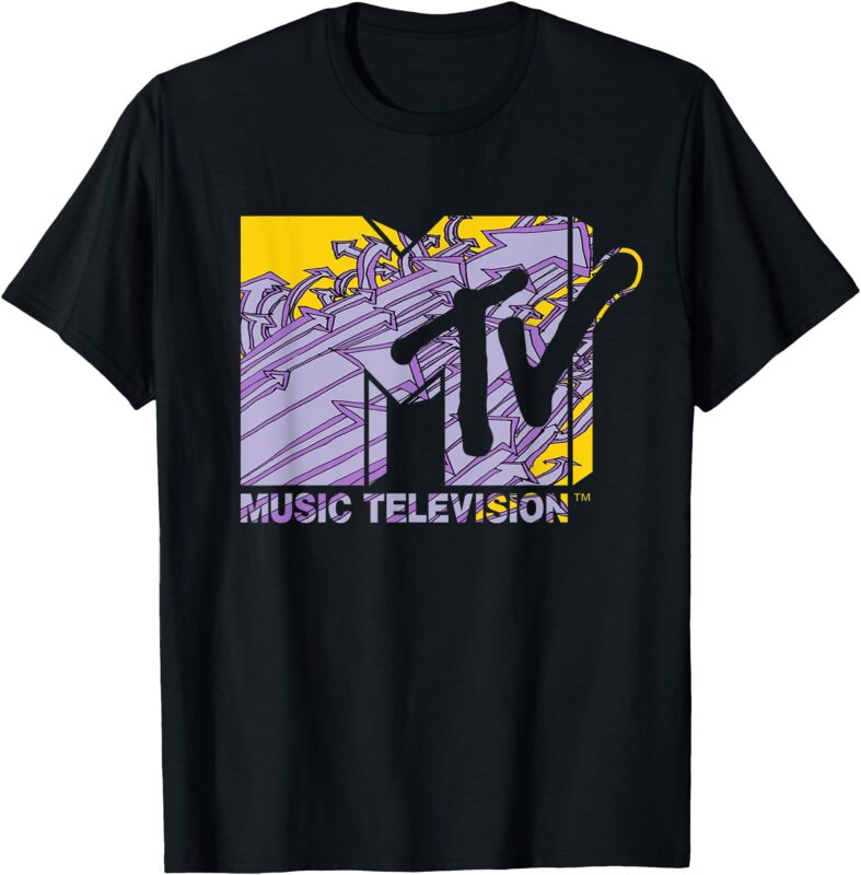 Mademark x MTV – MTV Logo Arrows of Time Towards the Future of Art Men Women T-Shirt