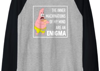 Mademark x SpongeBob SquarePants – Patrick Star – Enigma Raglan Baseball Tee