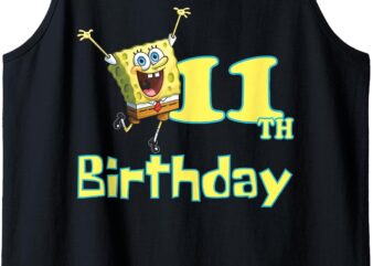 Mademark x SpongeBob SquarePants – SpongeBob SquarePants 11th Birthday Tank Top t shirt designs for sale