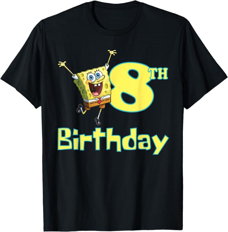 Mademark x SpongeBob SquarePants – SpongeBob SquarePants 8th Birthday T-Shirt