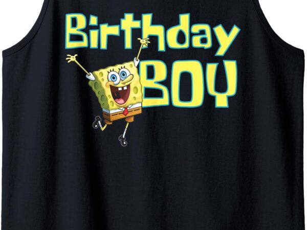 Mademark x spongebob squarepants – spongebob squarepants birthday boy tank top t shirt designs for sale