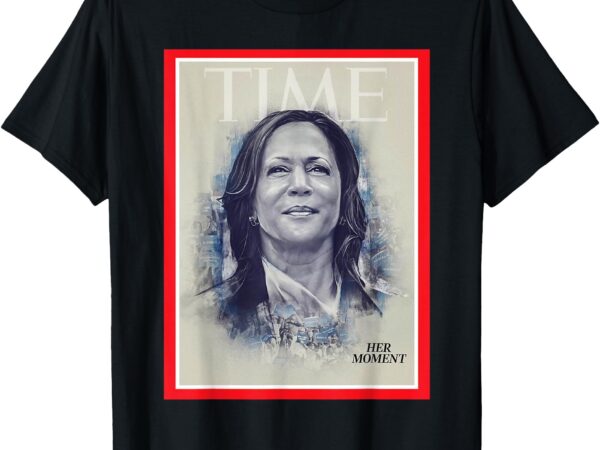 Magazine cover president kamala harris time cover campaign t-shirt