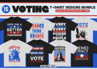 Voting T-shirt Design Bundle