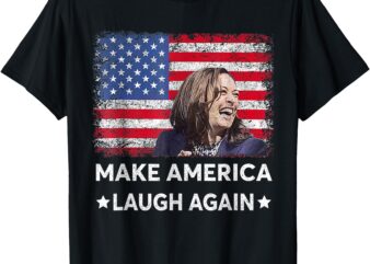 Make America Laugh Again Vote 2024 President Kamala-Harris T-Shirt