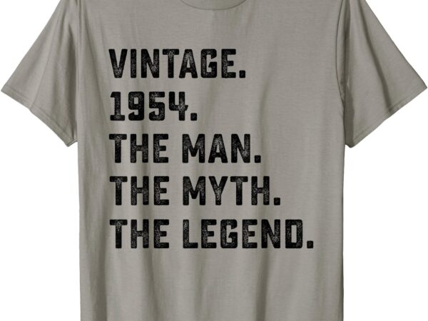 Man myth legend 1954 71st birthday tee for 71 years old t-shirt