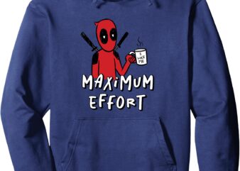 Marvel Studios Deadpool & Wolverine Maximum Effort Coffee Pullover Hoodie