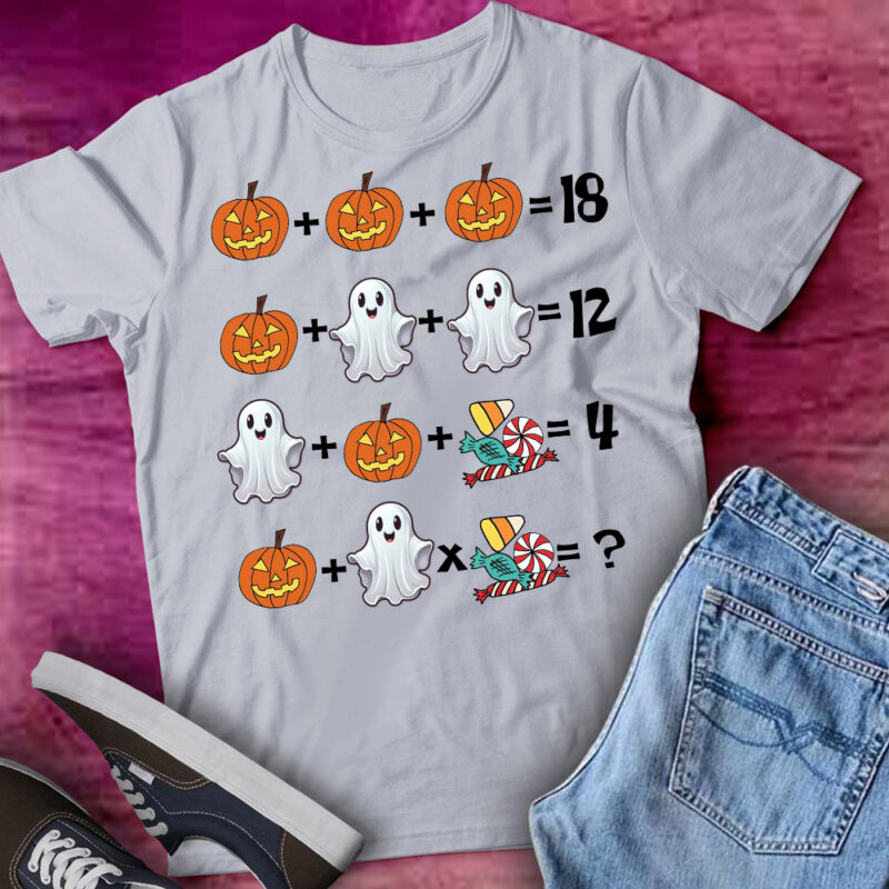 Math Teacher Funny Halloween Teacher Shirt ltsp