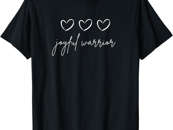 Minimalist joyful warrior kamala harris tim walz waltz 2024 t-shirt