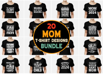 Mom T-Shirt Design Bundle