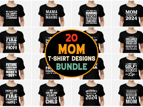 Mom t-shirt design bundle