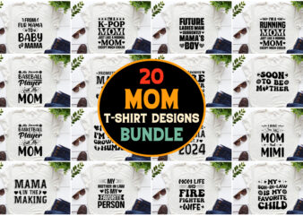 Mom T-Shirt Design Bundle