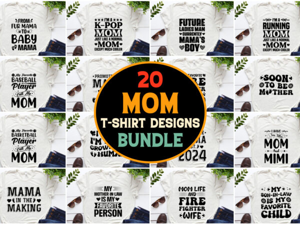 Mom t-shirt design bundle