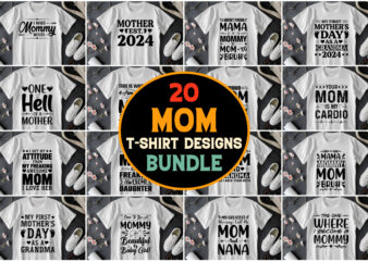 Mom T-Shirt Design Bundle