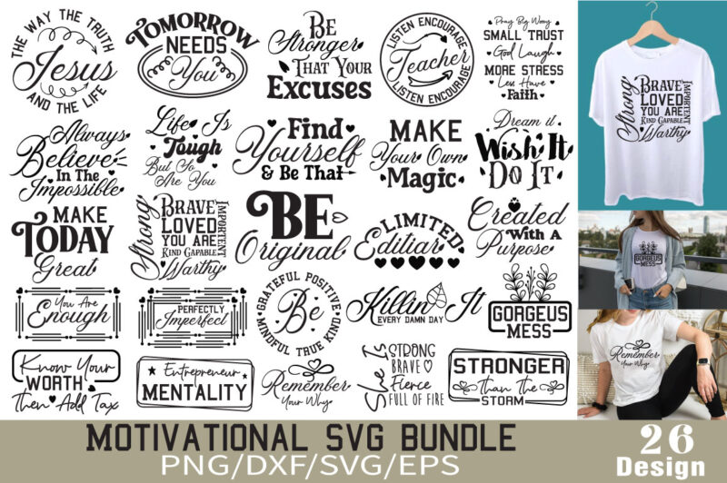 Motivational Svg Bundle