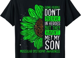 Muscular Dystrophy Awareness Ribbon Son Survivor Warrior T-Shirt