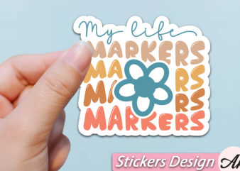 My life markers Stickers