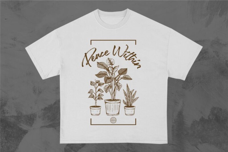 Botanical House T-shirt Design Bundle