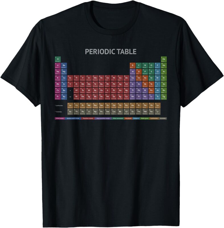 Periodic Table (Dark) T-Shirt