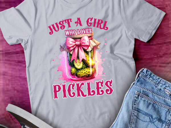 Pickle just a girl who loves pickles funny dill gift lts-d t shirt illustration