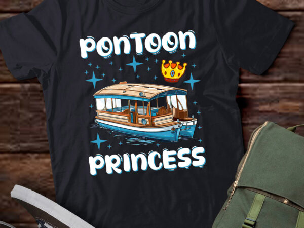 Pontoon princess women motorboat motorboating pontooning lts-d t shirt illustration