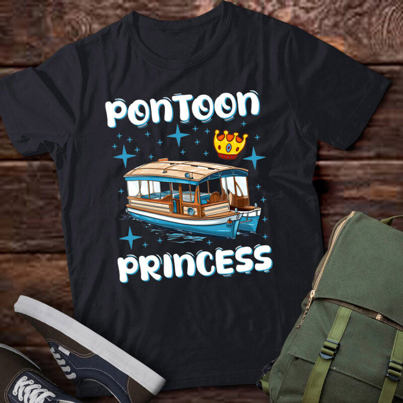 Pontoon Princess Women Motorboat Motorboating Pontooning lts-d