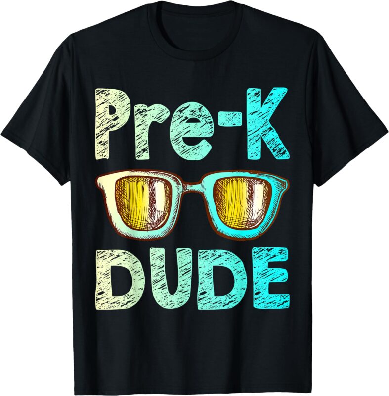 Pre-K Dude Back to School Shirt First Day of Preschool Boys T-Shirt