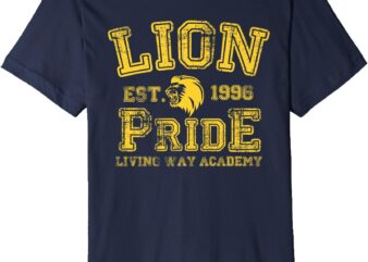 Premium T-Shirt Living Way Academy – Lion Pride