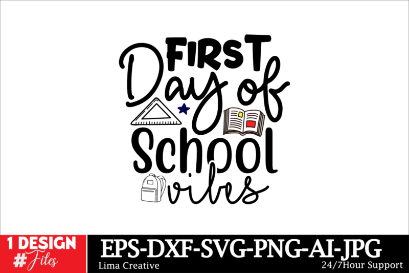 Back To School Mega SVG Bundle ,Back to School Mega Bundle, Kindergarten SVG, First Day Of School SVG, School Png, First/Second/Third Grad