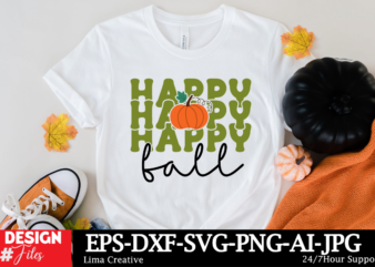 Happy Fall T-shirt Design, Fall round sign svg bundle, Fall svg bundle, Hello fall svg, Fall welcome sign svg, Hello pumpkin svg, Autumn svg