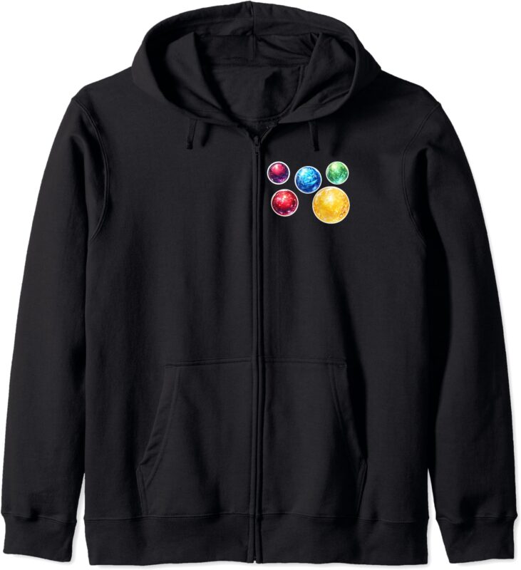 Rainbow Materia Zip Hoodie