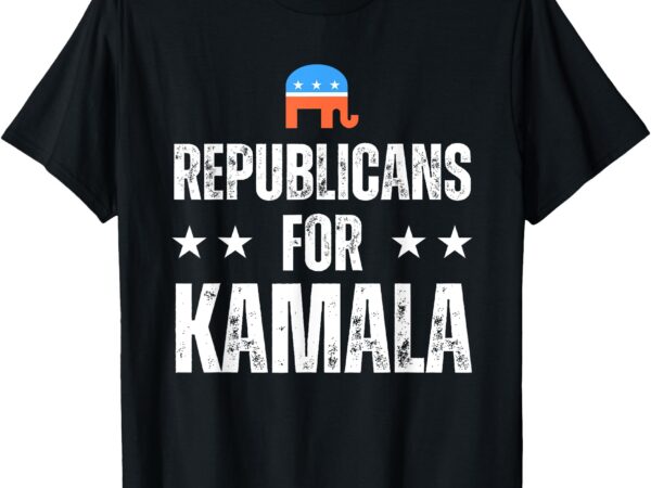 Republicans for kamala harris t-shirt