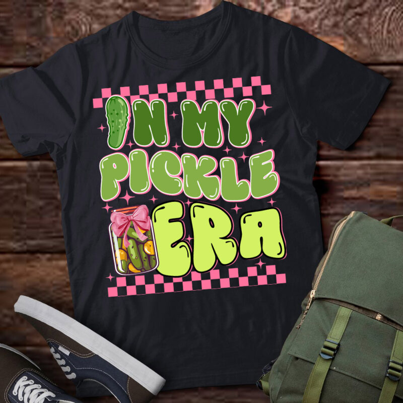 Retro In My Pickle Era Retro Women Girls Teens T-Shirt ltsp