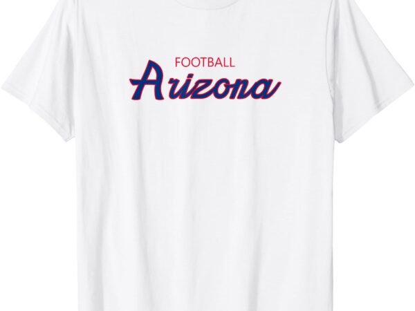 Retro script fan t-shirt represent you favorite arizona football team