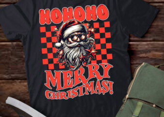 Retro Steampunk Santa Christmas HO HO HO Holiday Men Women’s T-Shirt ltsp