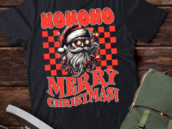 Retro steampunk santa christmas ho ho ho holiday men women’s t-shirt ltsp