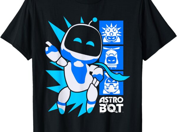 Ripple junction x astro bot rescue mission victory pose game t-shirt