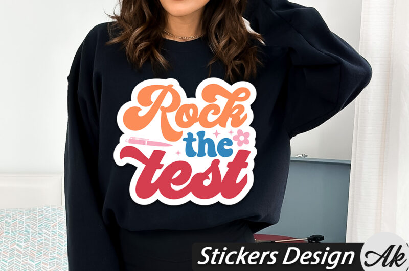 Rock the test Stickers