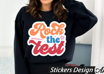 Rock the test Stickers