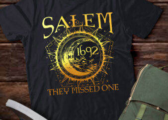 Salem 1692 They Missed One Halloween Salem Witch Gift lts-d