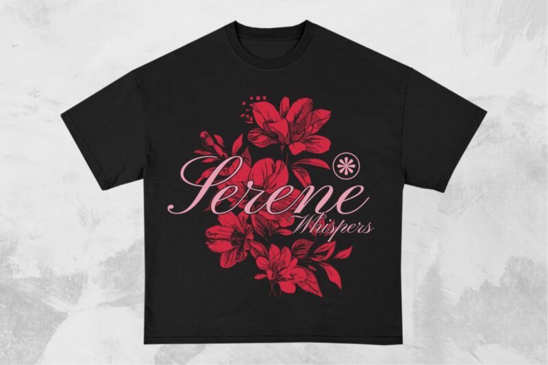 Flower Good Vibe T-shirt Design Bundle