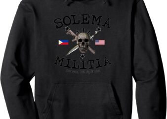 Solema Militia – LIMITED TIME Pullover Hoodie t shirt template vector