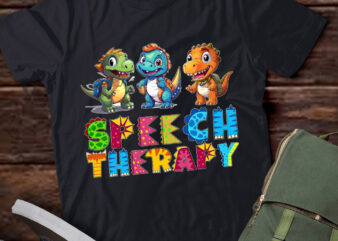 Speech Squad Cute Dinosaur Speech Therapy Speech Pathologist T-Shirt ltsp