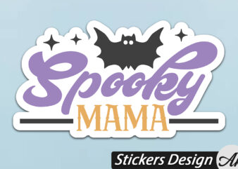 Spooky mama Stickers